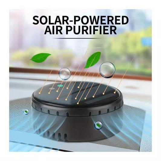 Air purifier for both home and car use solar powered